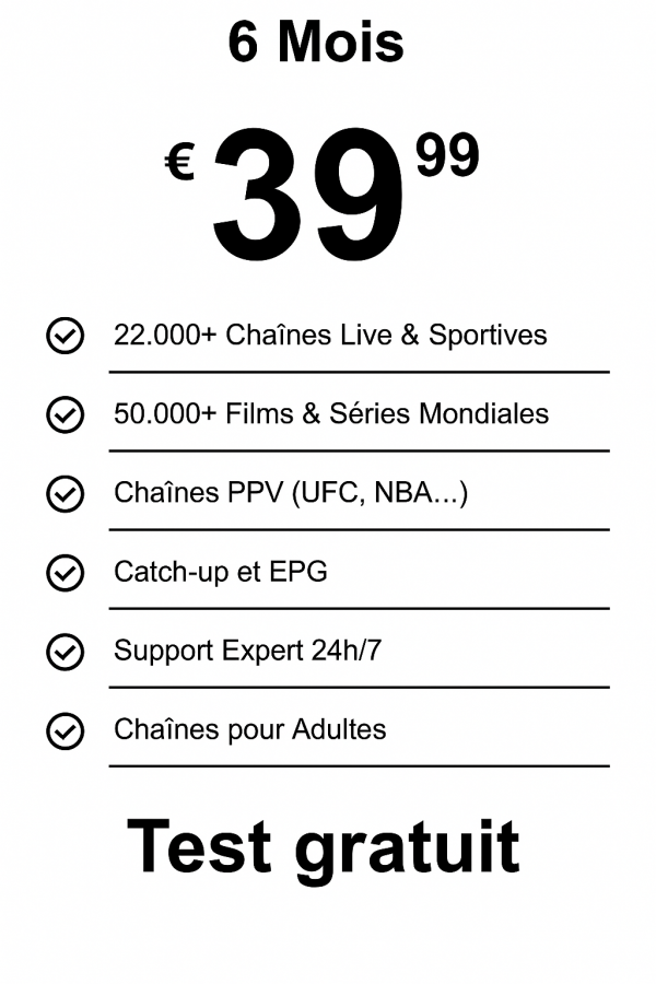 Pack Découverte IPTV